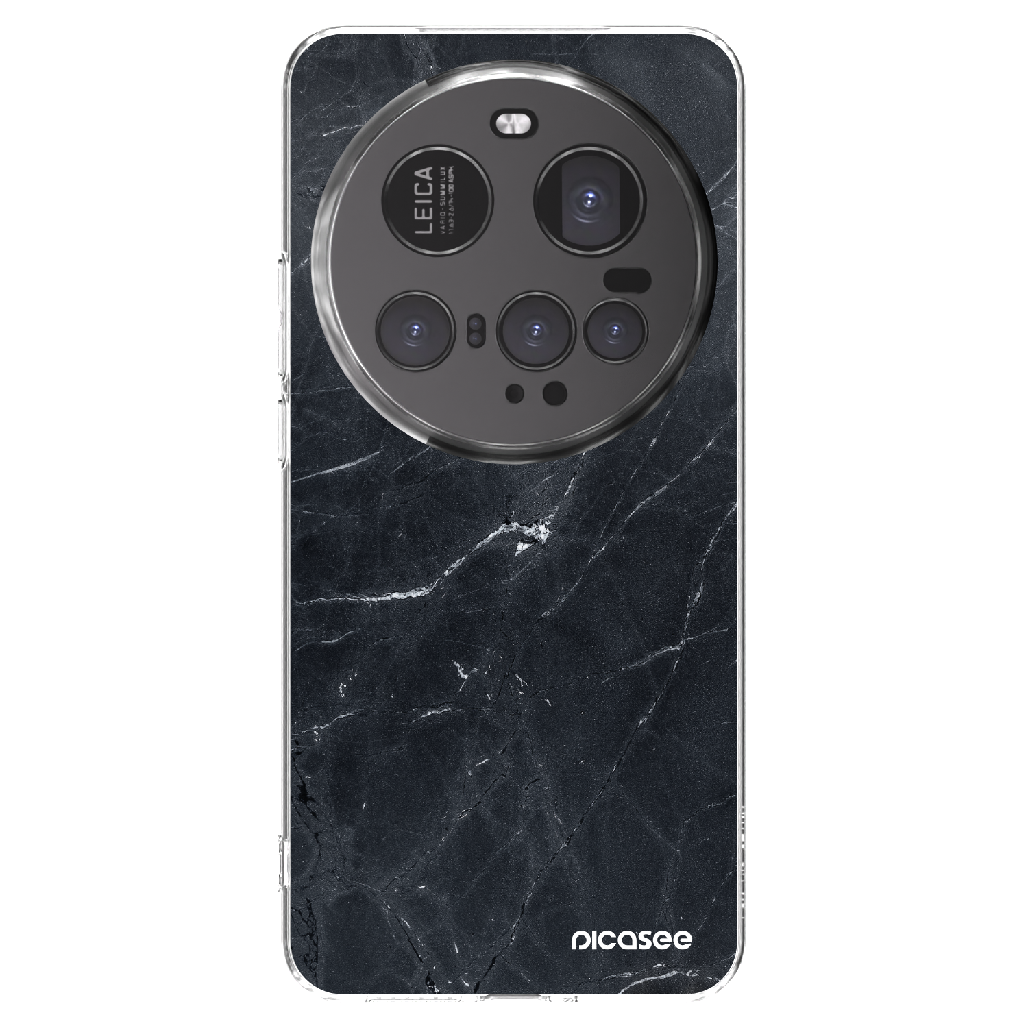 Picasee διαφανής θήκη σιλικόνης Xiaomi 15 Ultra - Black marble