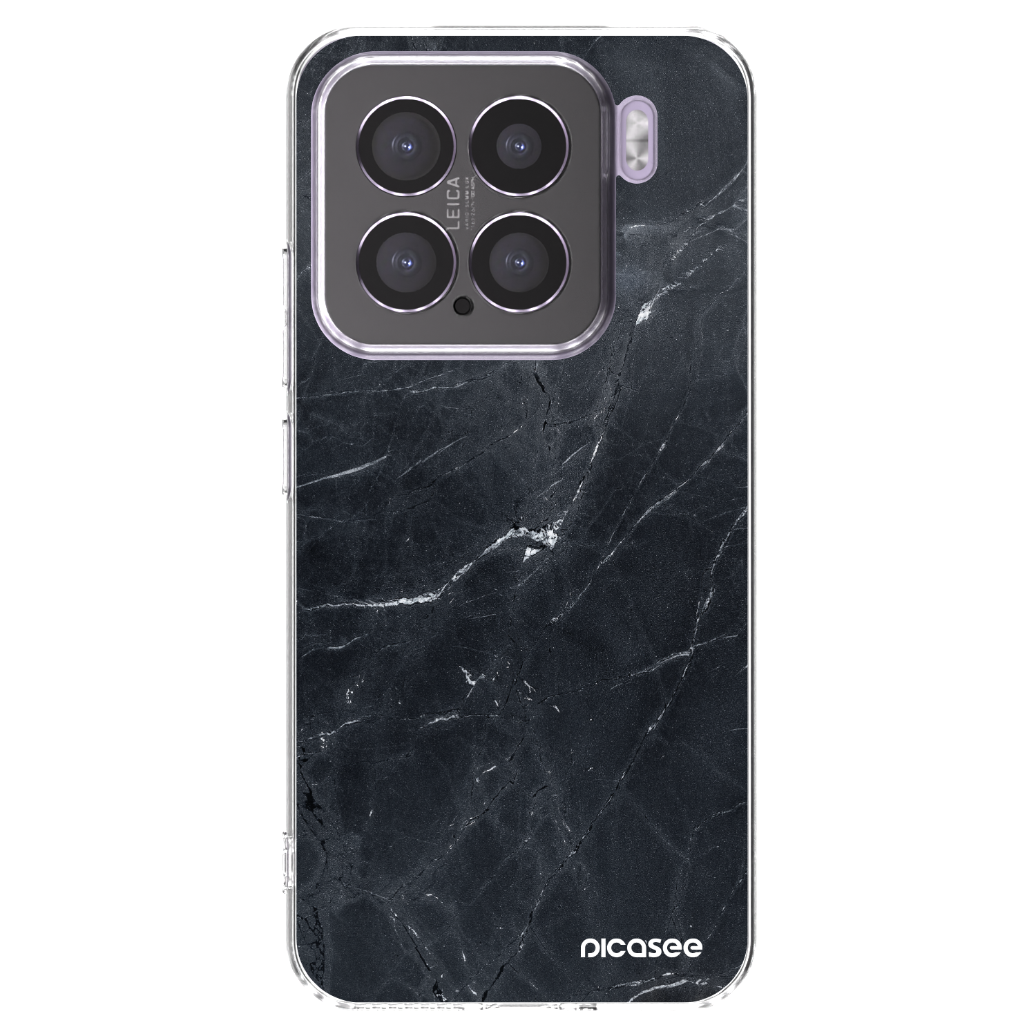 Picasee διαφανής θήκη σιλικόνης Xiaomi 15 - Black marble