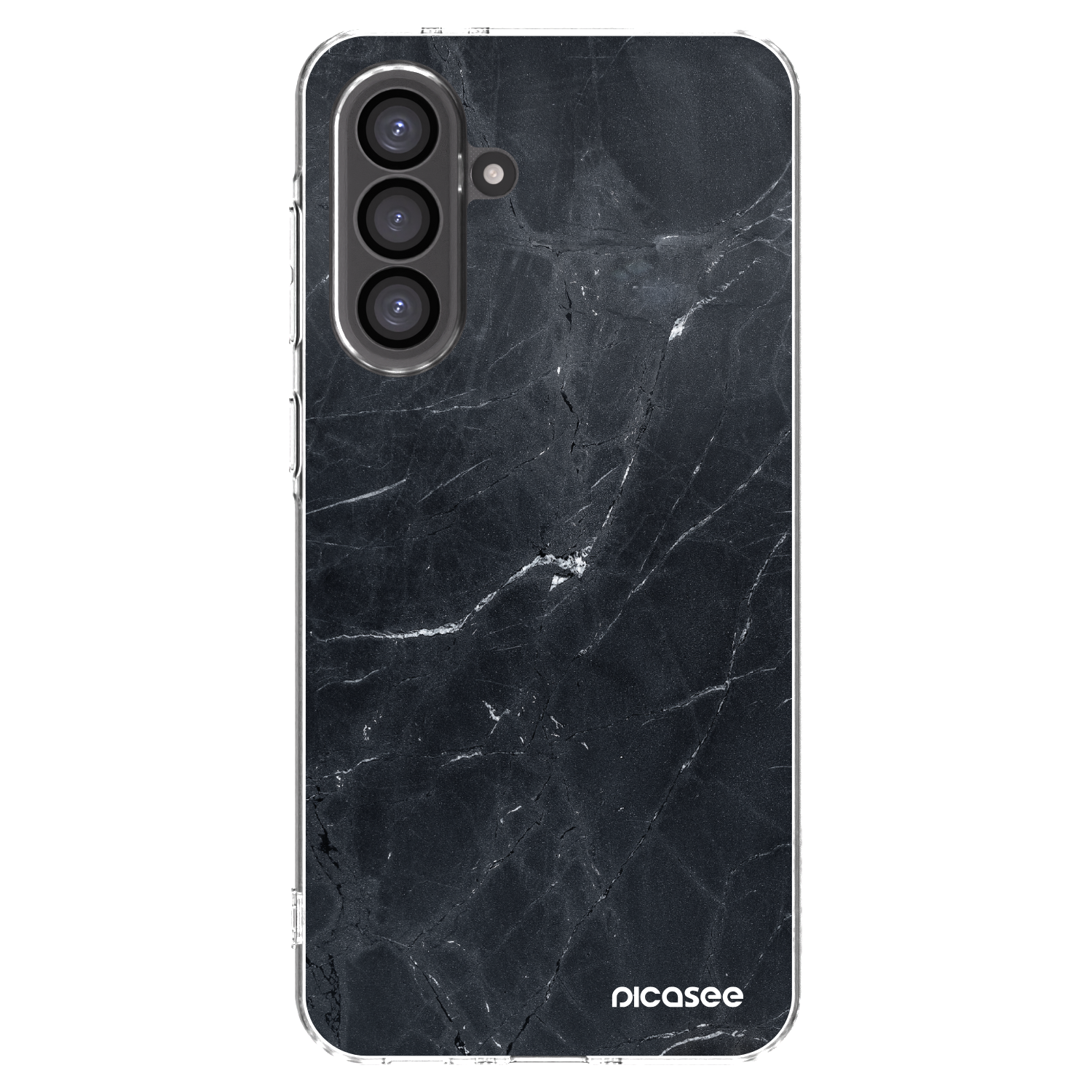 Picasee διαφανής θήκη σιλικόνης Samsung Galaxy A36 5G - Black marble