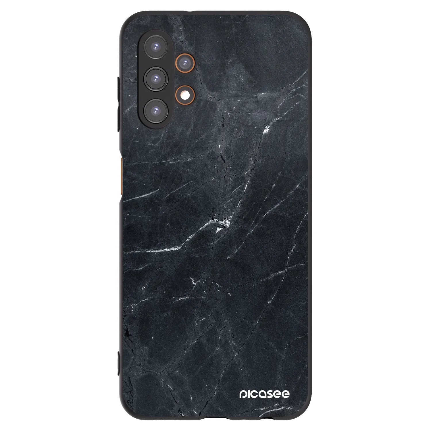Picasee Μαύρη θήκη σιλικόνης για Samsung Galaxy A13 5G - Black marble