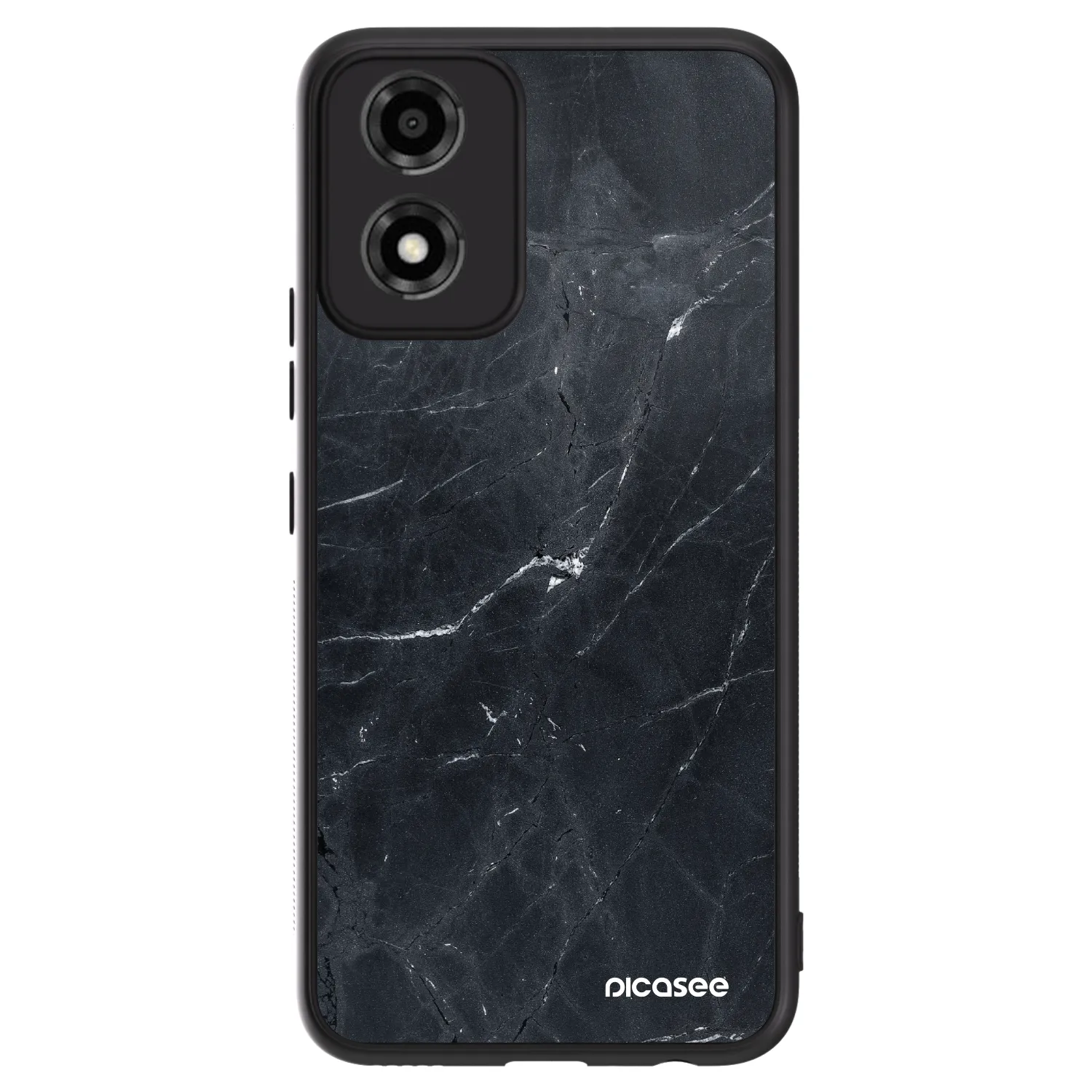 Picasee ULTIMATE CASE για Motorola Moto E14 - Black marble