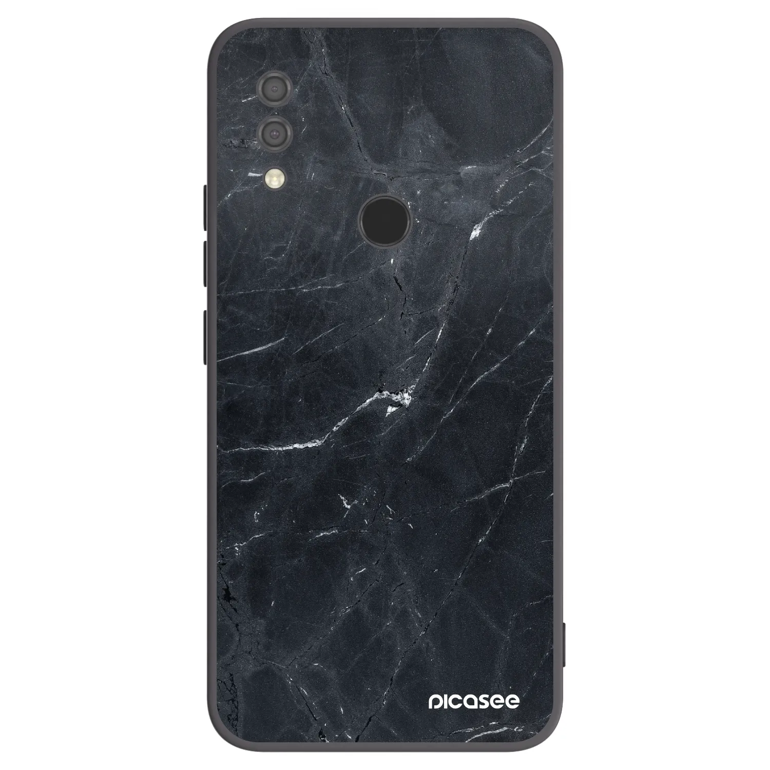 Picasee Μαύρη θήκη σιλικόνης για Xiaomi Redmi 7 - Black marble