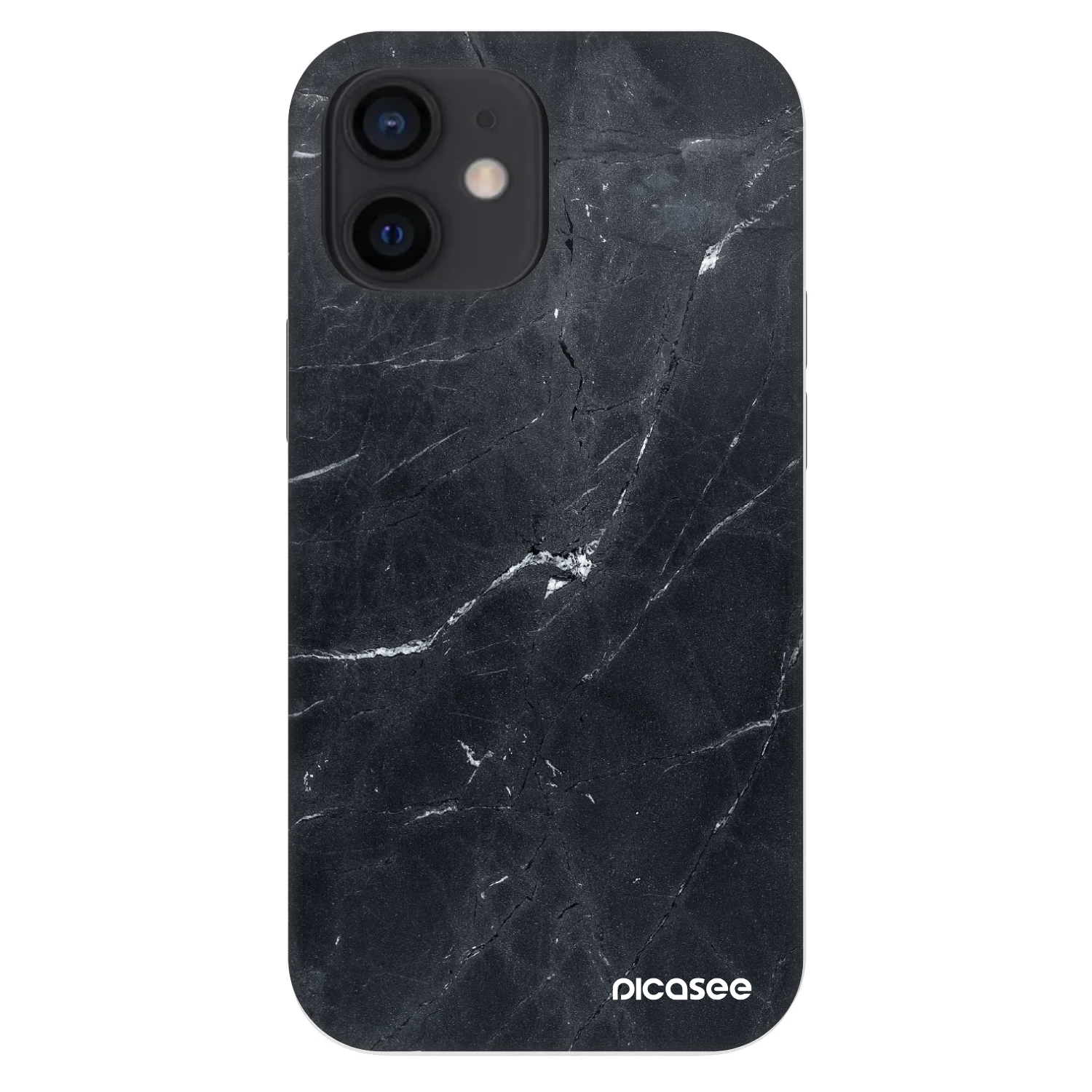 Picasee Fashion Case για Apple iPhone 12 mini - Black marble