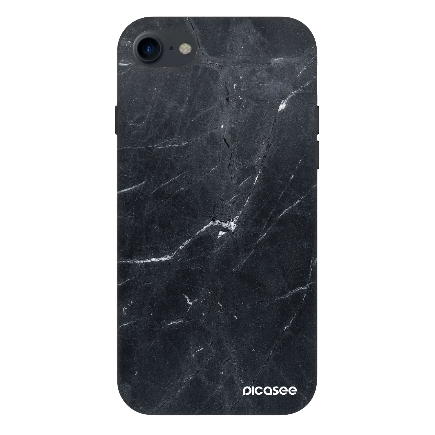 Picasee Fashion Case για Apple iPhone SE 2020 - Black marble