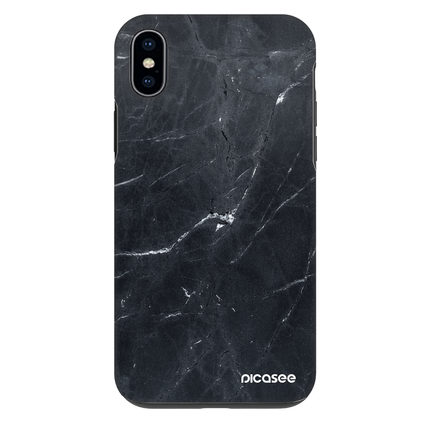 Picasee Fashion Case για Apple iPhone XS Max - Black marble