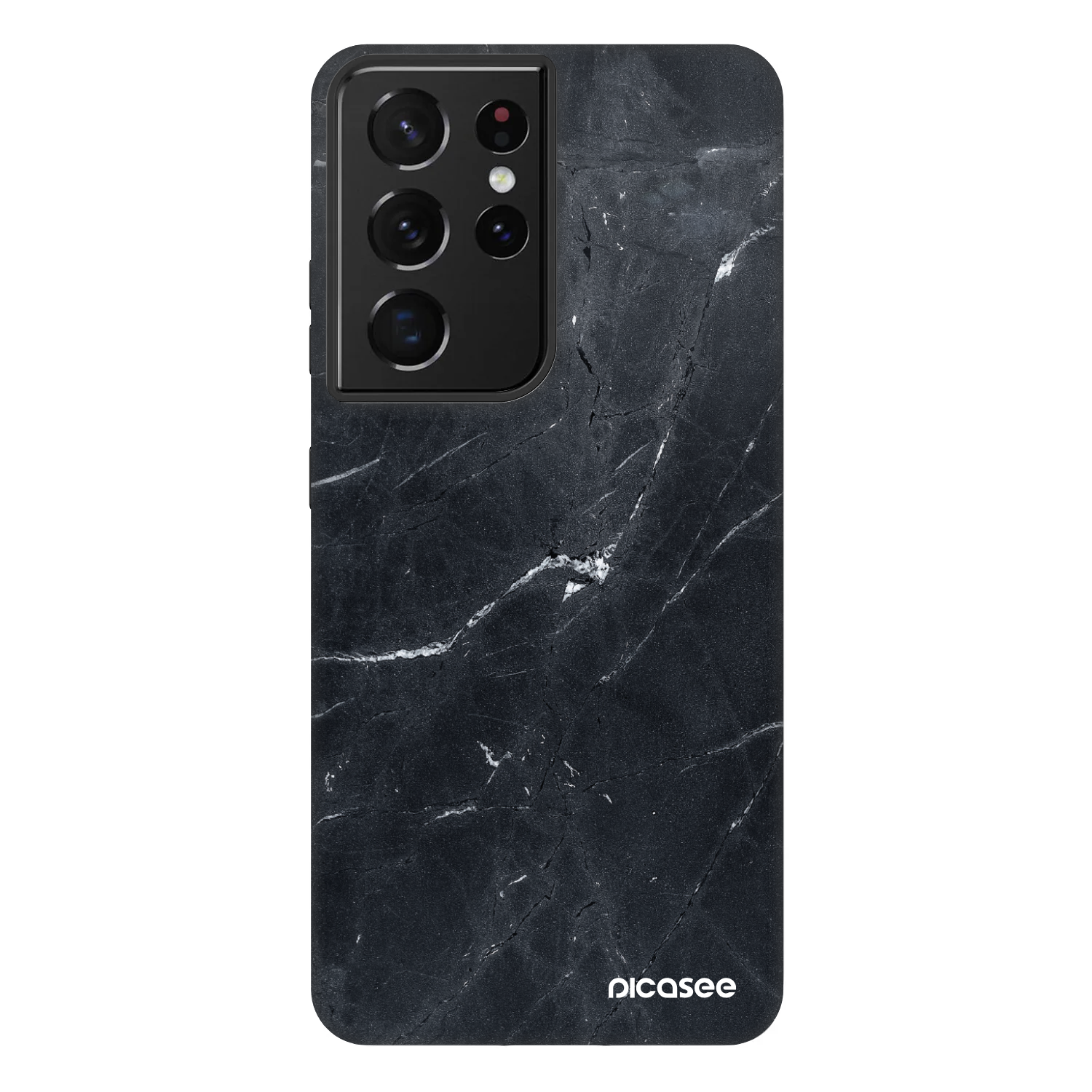 Picasee Fashion Case για Samsung Galaxy S21 Ultra 5G G998B - Black marble