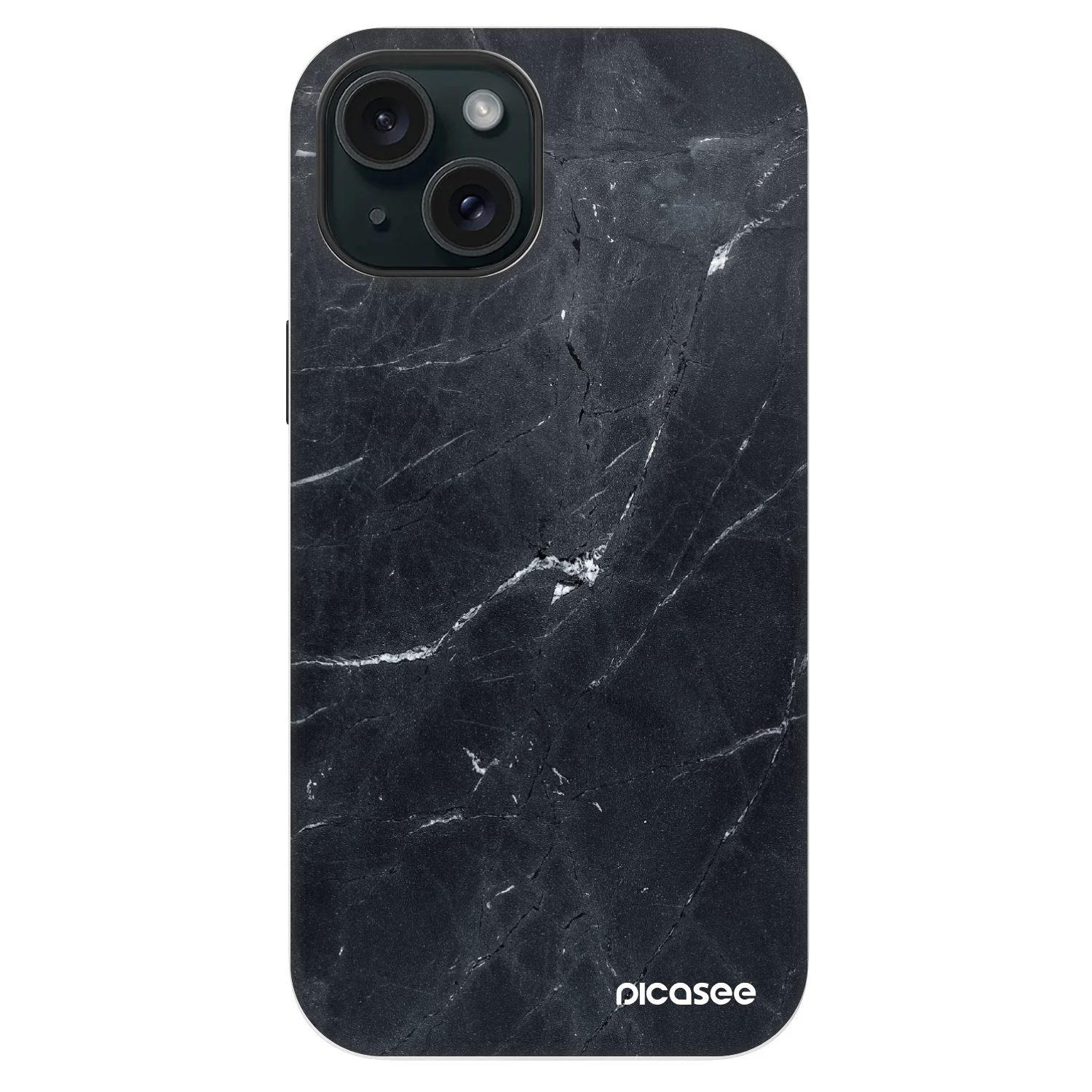 Picasee Fashion Case MagSafe για Apple iPhone 14 - Black marble