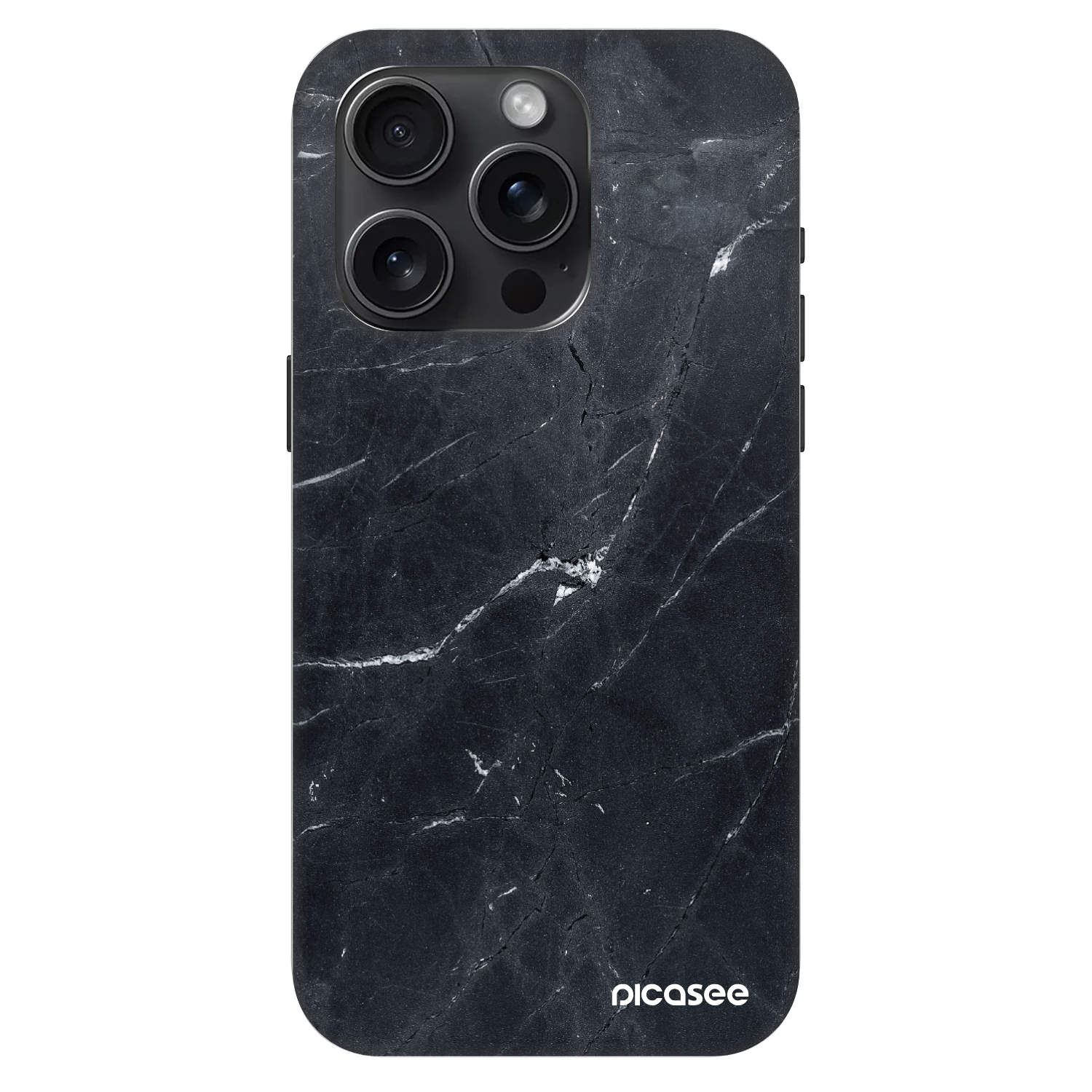 Picasee Fashion Case MagSafe για Apple iPhone 15 Pro - Black marble