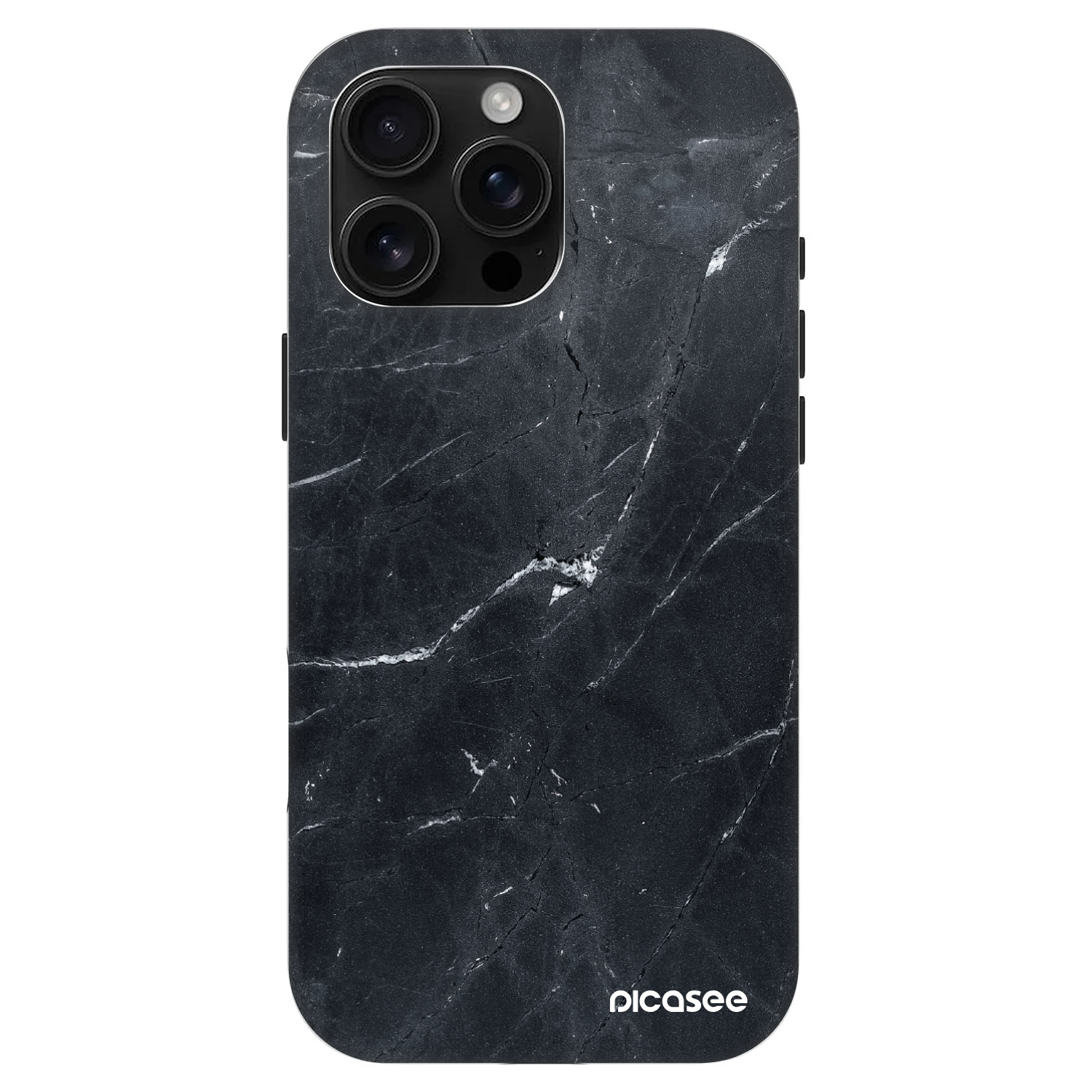 Picasee Fashion Case MagSafe για Apple iPhone 16 Pro Max - Black marble