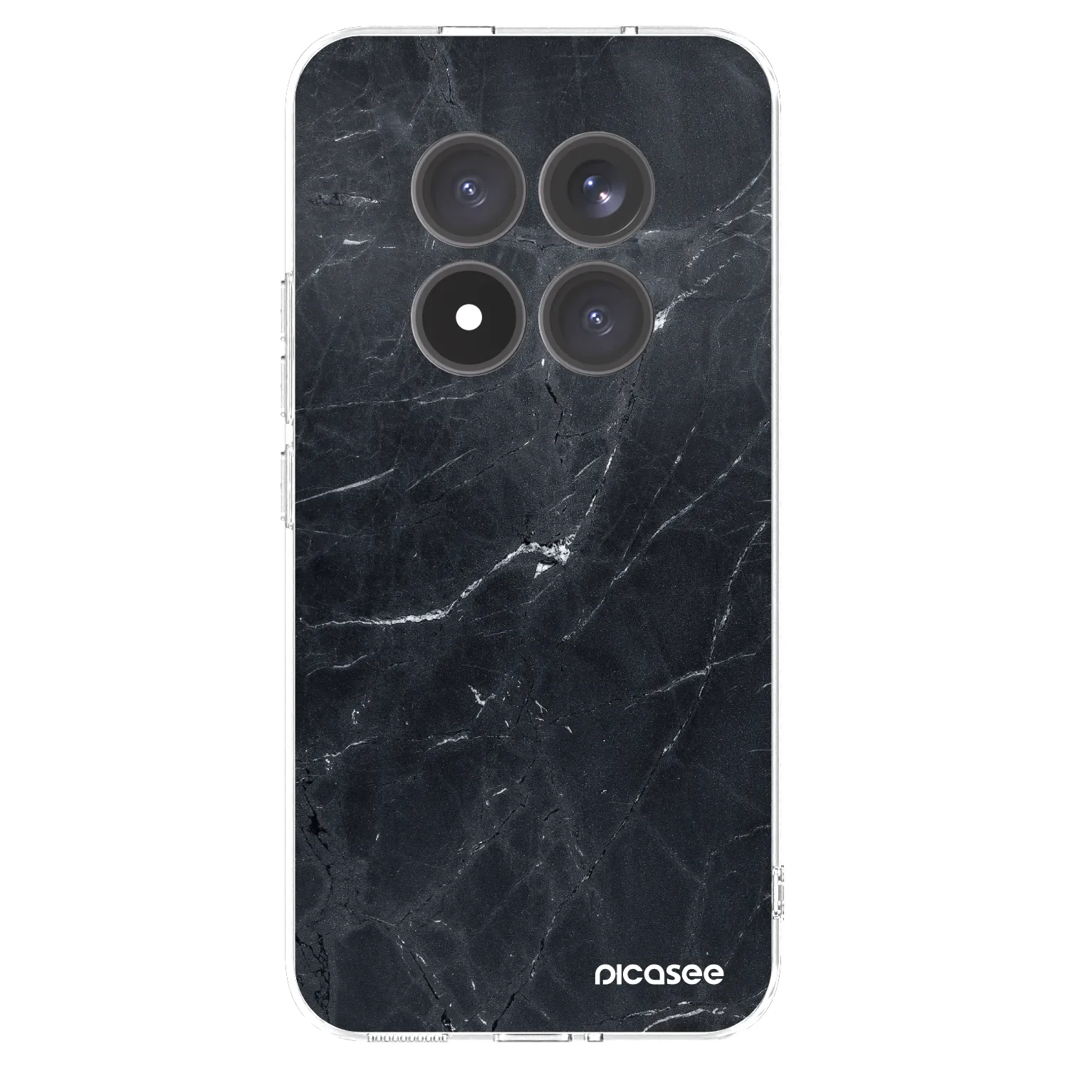 Picasee διαφανής θήκη σιλικόνης Xiaomi Redmi Note 15 Pro+ - Black marble