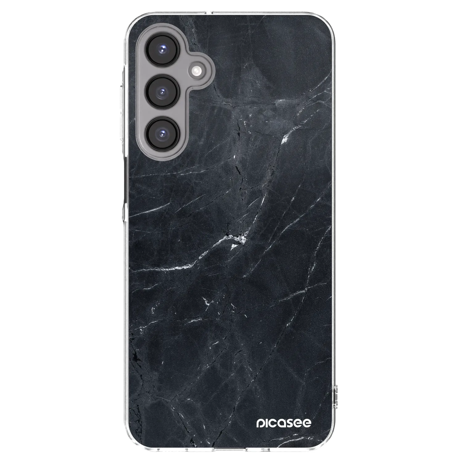 Picasee διαφανής θήκη σιλικόνης Samsung Galaxy A16 4G - Black marble