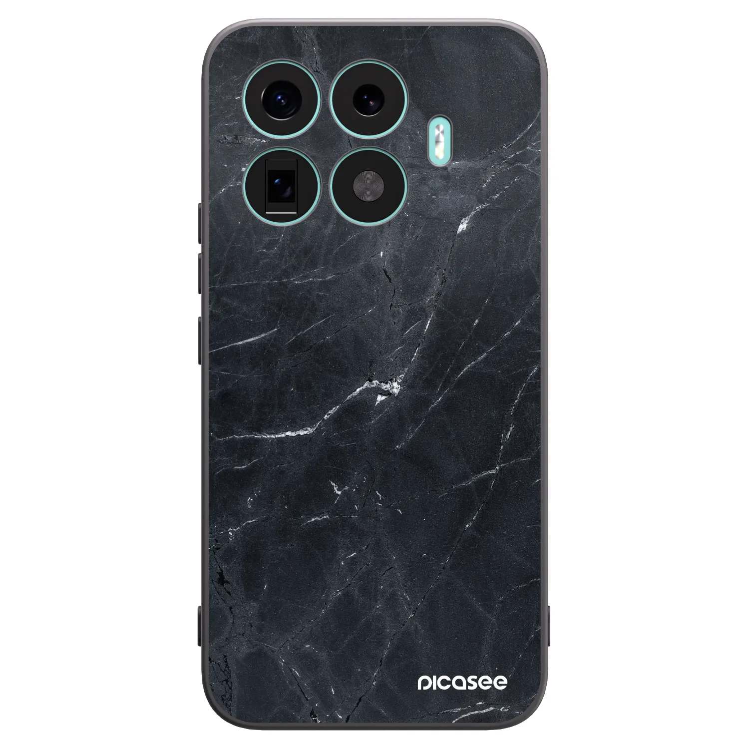 Picasee Μαύρη θήκη σιλικόνης για Xiaomi 17T Pro - Black marble