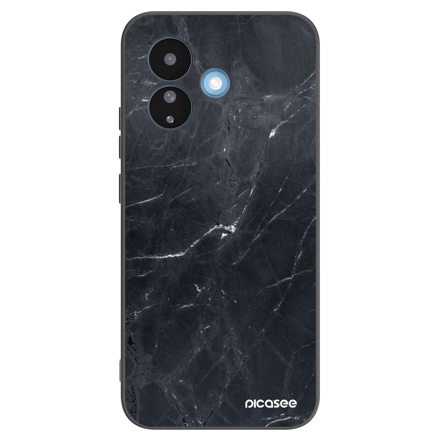 Picasee Μαύρη θήκη σιλικόνης για Xiaomi Redmi Note 17 Pro 5G - Black marble