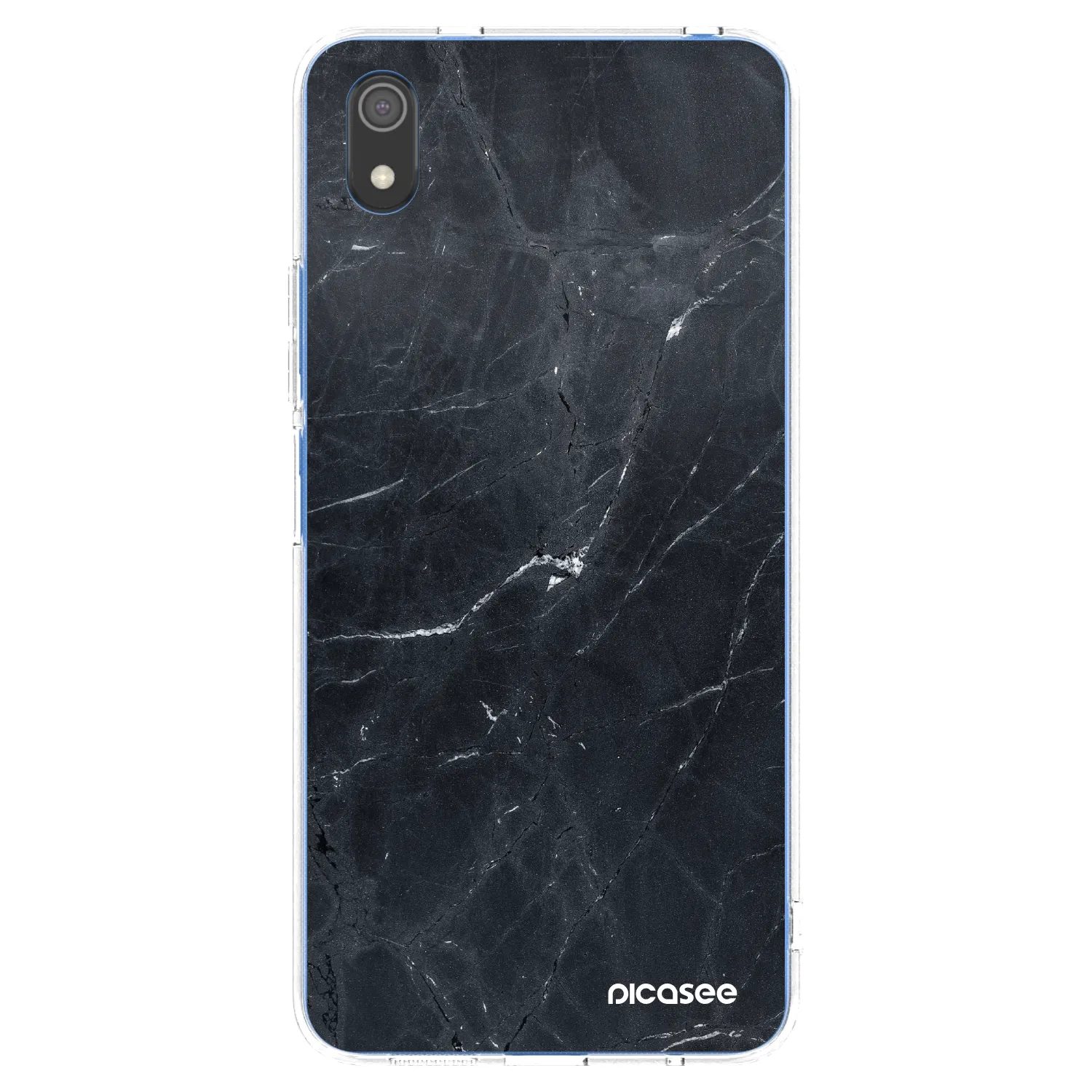 Picasee διαφανής θήκη σιλικόνης Xiaomi Redmi 7A - Black marble