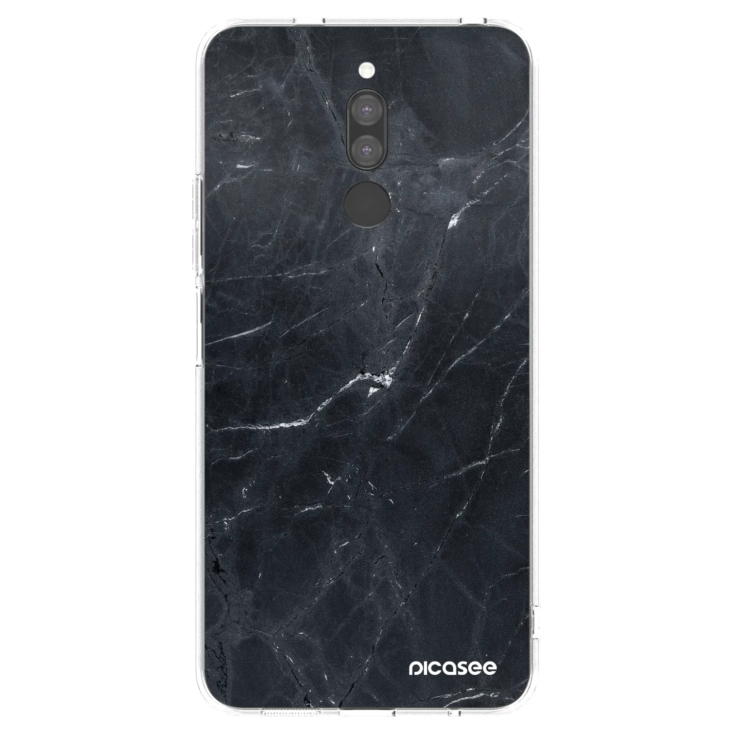 Picasee διαφανής θήκη σιλικόνης Xiaomi Redmi 8 - Black marble