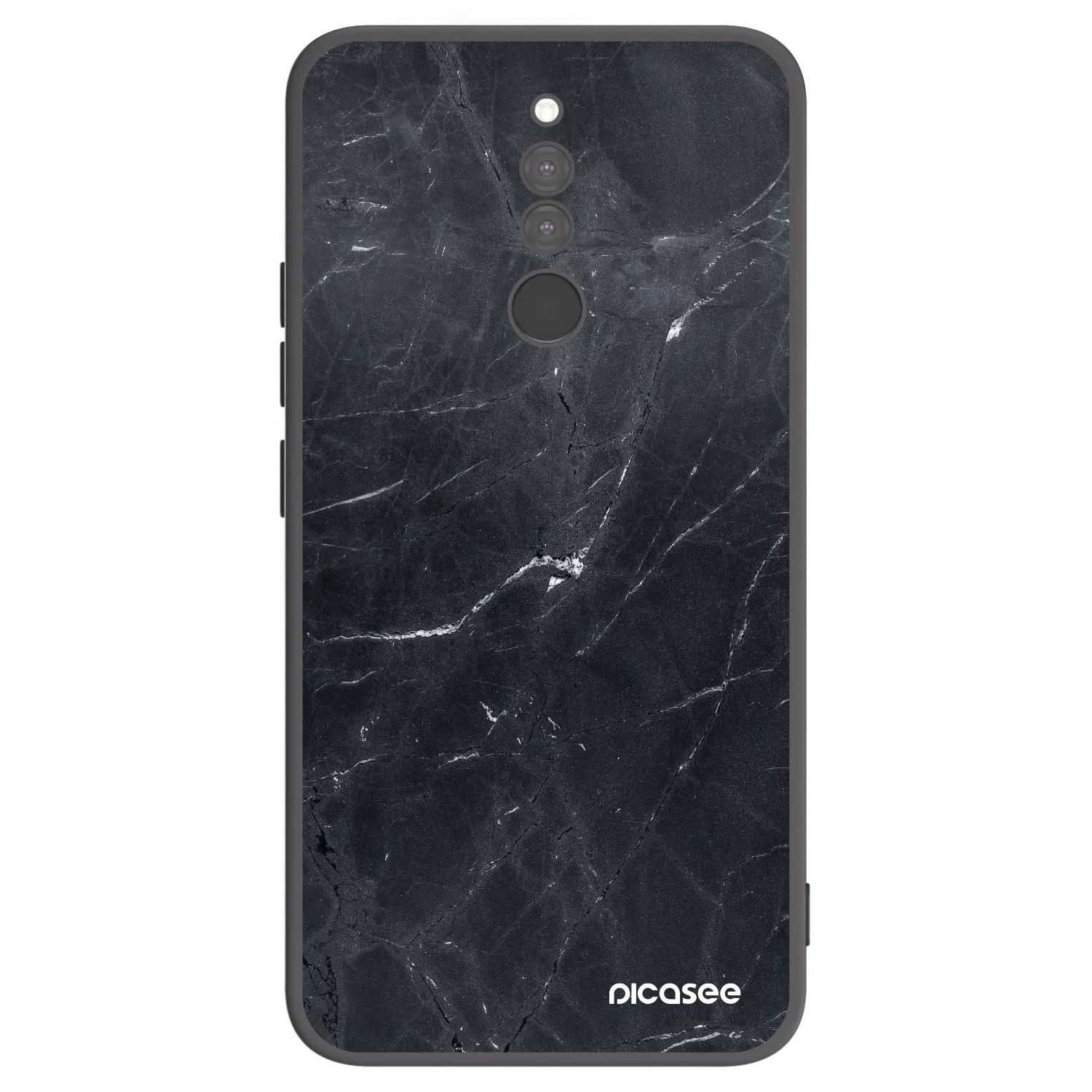 Picasee Μαύρη θήκη σιλικόνης για Xiaomi Redmi 8 - Black marble