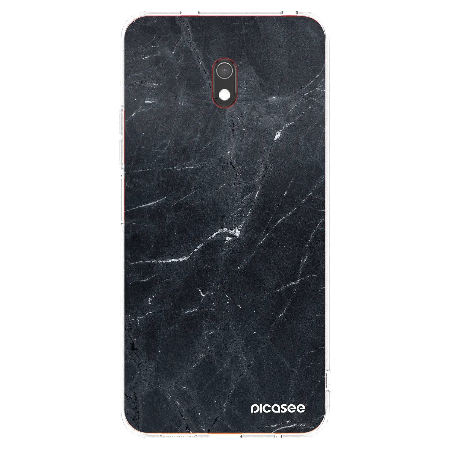 Picasee διαφανής θήκη σιλικόνης Xiaomi Redmi 8A - Black marble