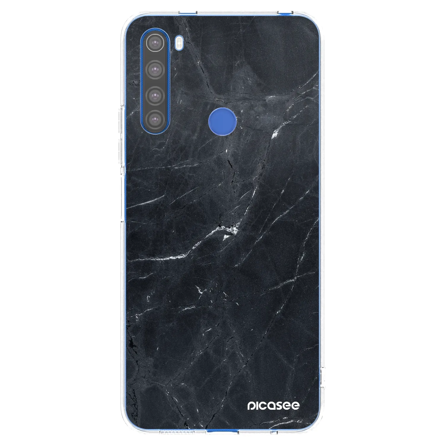 Picasee διαφανής θήκη σιλικόνης Xiaomi Redmi Note 8T - Black marble