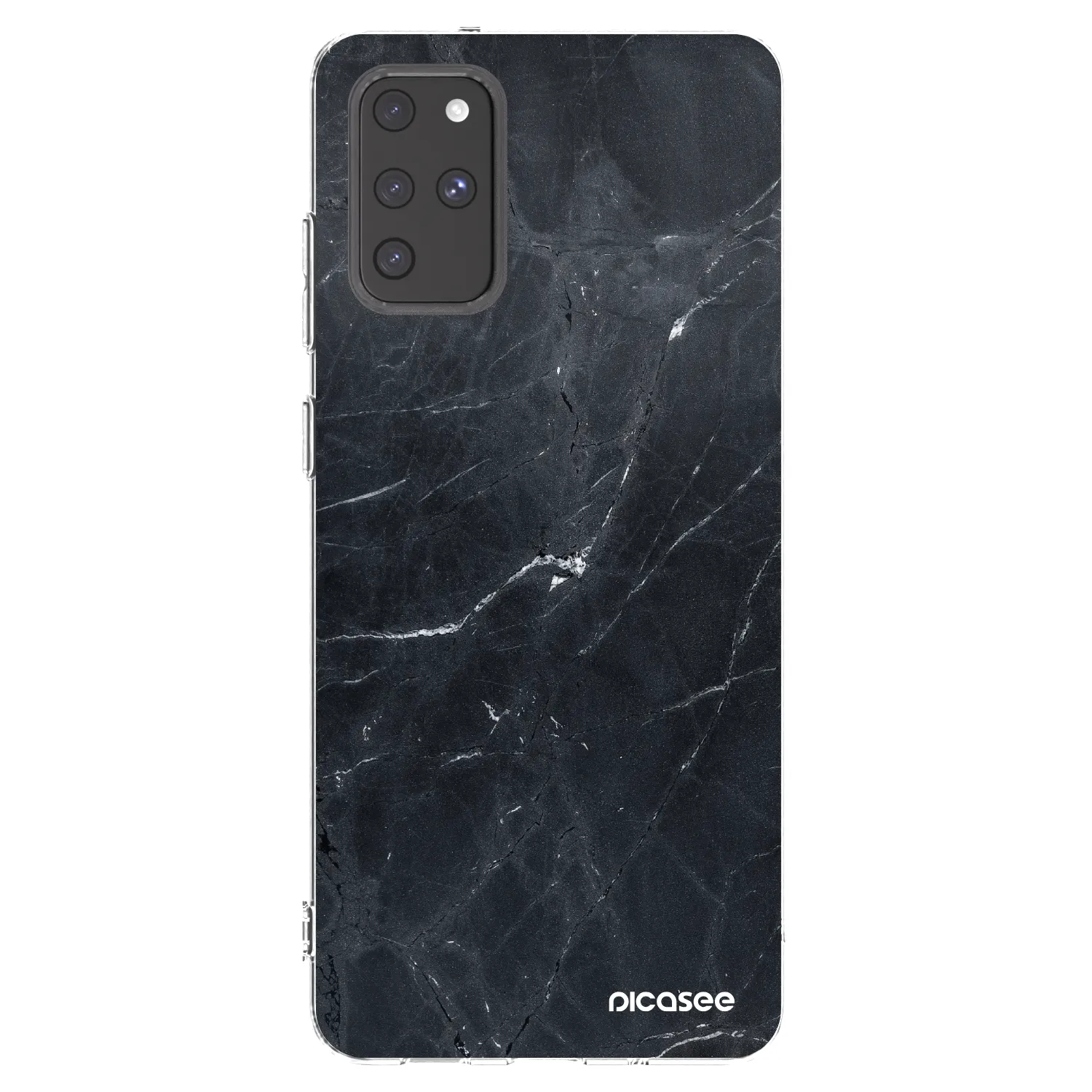 Picasee διαφανής θήκη σιλικόνης Samsung Galaxy S20+ G985F - Black marble
