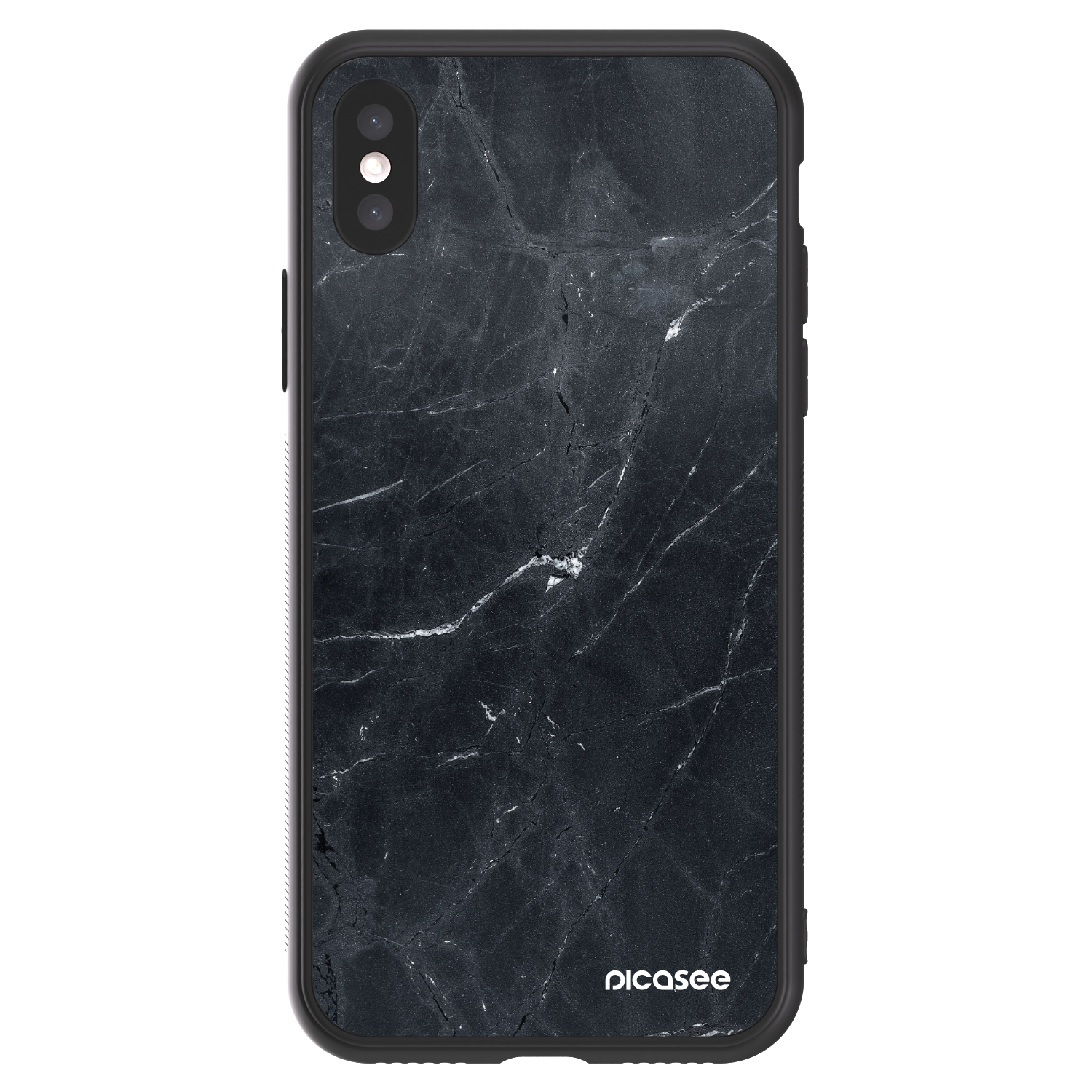 Picasee ULTIMATE CASE για Apple iPhone X/XS - Black marble