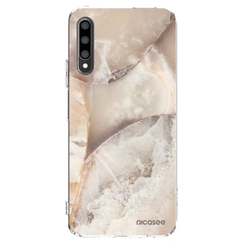 Picasee διαφανής θήκη σιλικόνης Honor 9X Pro - Cream marble