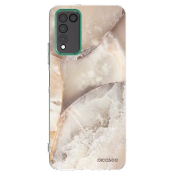 Picasee διαφανής θήκη σιλικόνης Honor 10X Lite - Cream marble