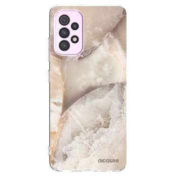Picasee διαφανής θήκη σιλικόνης Samsung Galaxy A32 5G A326B - Cream marble