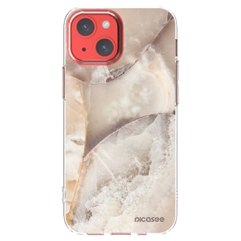Picasee διαφανής θήκη σιλικόνης Apple iPhone 13 mini - Cream marble