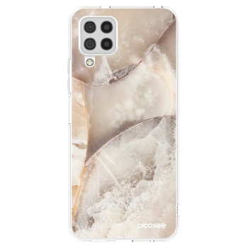 Picasee διαφανής θήκη σιλικόνης Samsung Galaxy A22 A225F 4G - Cream marble