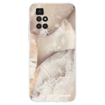Picasee διαφανής θήκη σιλικόνης Xiaomi Redmi 10 - Cream marble