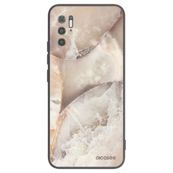 Picasee Μαύρη θήκη σιλικόνης για Xiaomi Poco M3 Pro 5G - Cream marble