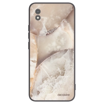 Picasee Μαύρη θήκη σιλικόνης για Realme C11 (2021) - Cream marble