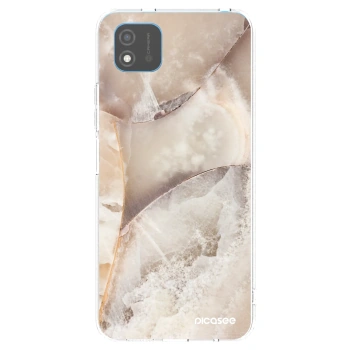 Picasee διαφανής θήκη σιλικόνης Realme C11 (2021) - Cream marble