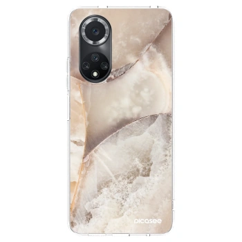 Picasee διαφανής θήκη σιλικόνης Huawei Nova 9 SE - Cream marble