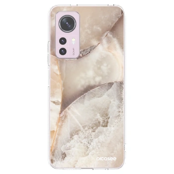 Picasee διαφανής θήκη σιλικόνης Xiaomi 12 - Cream marble