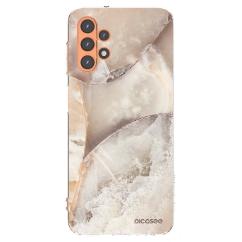 Picasee διαφανής θήκη σιλικόνης Samsung Galaxy A13 4G A135 - Cream marble