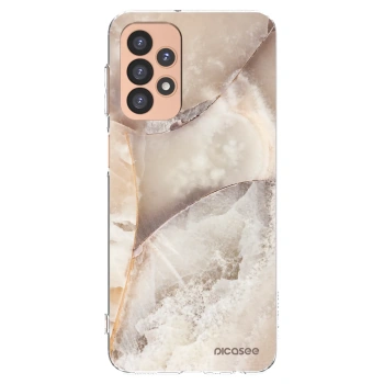 Picasee διαφανής θήκη σιλικόνης Samsung Galaxy A23 A236B 5G - Cream marble