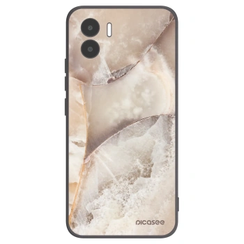 Picasee Μαύρη θήκη σιλικόνης για Xiaomi Redmi A1 - Cream marble