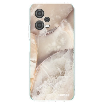 Picasee διαφανής θήκη σιλικόνης Xiaomi Poco X5 - Cream marble