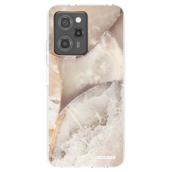 Picasee διαφανής θήκη σιλικόνης Xiaomi Poco X5 Pro - Cream marble