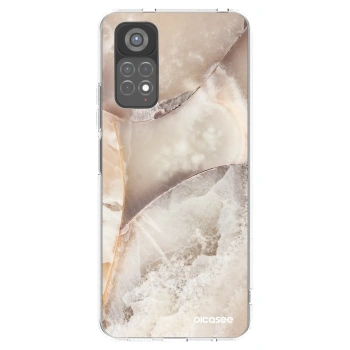 Picasee διαφανής θήκη σιλικόνης Xiaomi Redmi Note 11S 5G - Cream marble