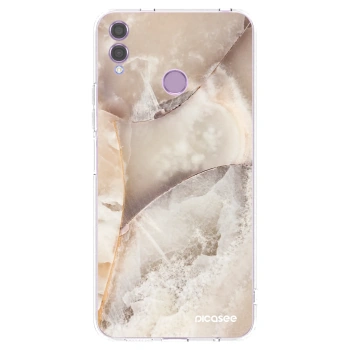 Picasee διαφανής θήκη σιλικόνης Honor 8X - Cream marble