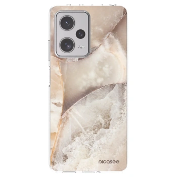 Picasee διαφανής θήκη σιλικόνης Xiaomi Redmi Note 12 Pro+ 5G - Cream marble