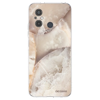 Picasee διαφανής θήκη σιλικόνης Xiaomi Redmi 12C - Cream marble