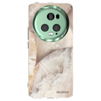 Picasee διαφανής θήκη σιλικόνης Honor Magic5 Pro - Cream marble