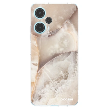 Picasee διαφανής θήκη σιλικόνης Xiaomi Poco F5 - Cream marble
