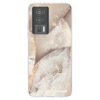 Picasee διαφανής θήκη σιλικόνης Xiaomi Poco F5 Pro 5G - Cream marble