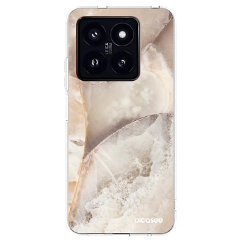Picasee διαφανής θήκη σιλικόνης Xiaomi 14 Pro - Cream marble