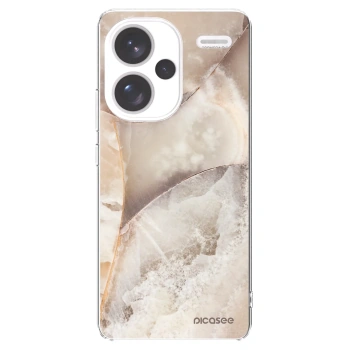 Picasee διαφανής θήκη σιλικόνης Xiaomi Redmi Note 13 Pro+ 5G - Cream marble