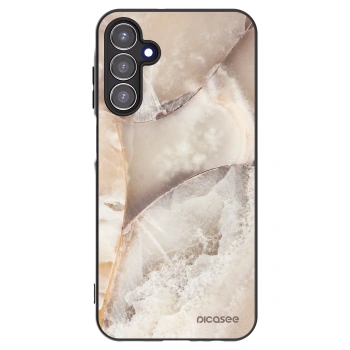 Picasee Μαύρη θήκη σιλικόνης για Samsung Galaxy A15 A156B 5G - Cream marble
